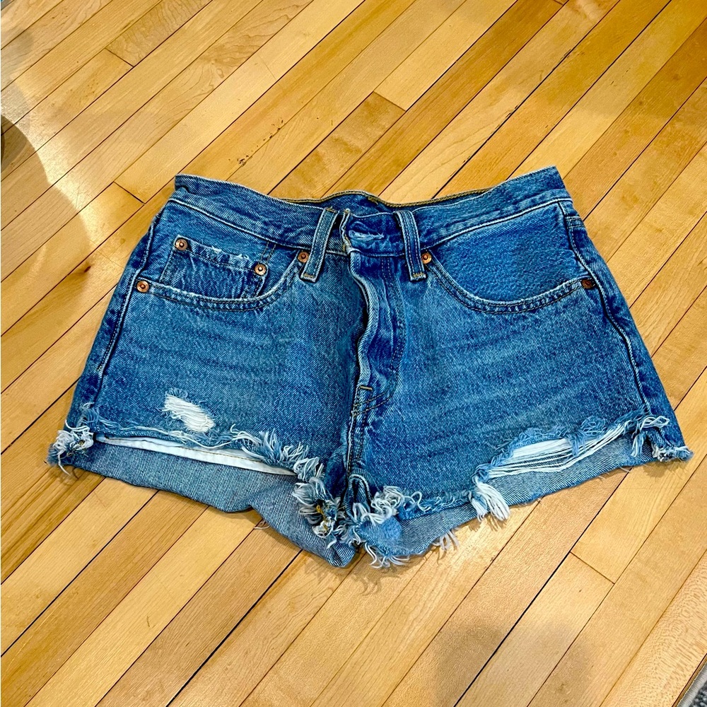 Denim shorts
